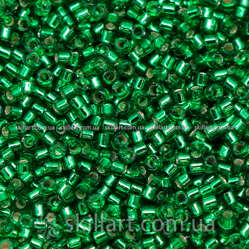 Бисер DB-46 Miyuki Delica Beads 11/0 (блестящий, зеленый)